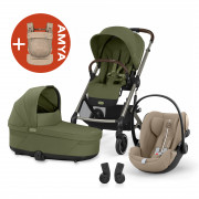 Balios 3in1 +AMYA - Moss Green/Almond Beige Moss Green/Almond Beige